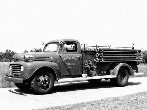 Ford F-5 Fire Engine by Maxim 1950 года